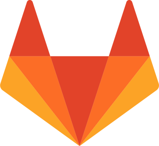 Logotipo tecnología gitlab